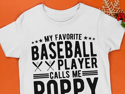 My Favorite Baseball Player Calls Me Poppy T Shirt baseballpoppy daddy dadlife dadshirt father fatherandson fatherdaughter fathers fathersdaygift fathersdayshirt fathersdaytshirt happyfathersday pa poppy tshirt