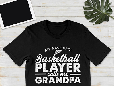 My Favorite Basketball Player Calls Grandpa Shirt basketballgrandpa daddy dadlife dadshirt father fatherandson fatherdaughter fathers fathersday2021 fathersdaygift fathersdayshirt fathersdaytshirt happyfathersday pa tshirt