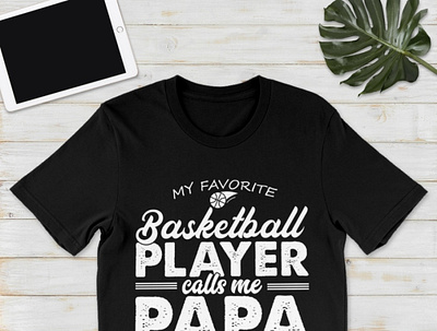 My Favorite Basketball Player Calls Me Papa Shirt basketballpapa daddy dadlife dadshirt father fatherandson fatherdaughter fathers fathersday2021 fathersdaygift fathersdayshirt fathersdaytshirt happyfathersday pa tshirt