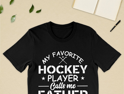 My Favorite Hockey Player Calls Me Father T Shirt daddy dadlife dadshirt father fatherandson fatherdaughter fathers fathersday2021 fathersdaygift fathersdayshirt fathersdaytshirt happyfathersday hockeyfather pa reelcoolfather tshirt