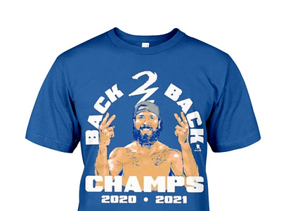 Tampa Bay Hockey Nikita Kucherov Back To Back Champs T-Shirt