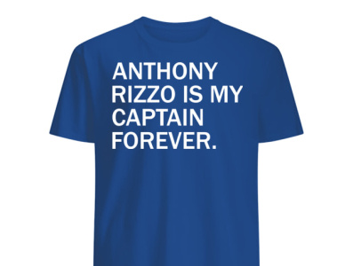 Anthony Rizzo Captain Forever Trending T-Shirt
