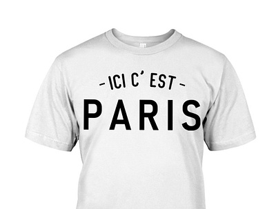 Ici c'est Paris Lionel Messi T-Shirt barcelona