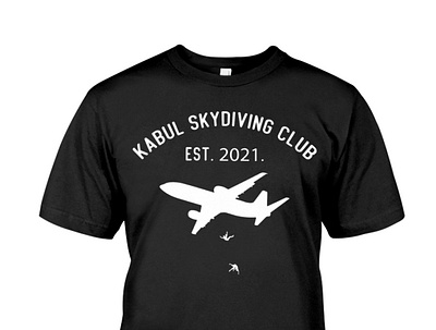 Kabul Skydiving Club T-Shirt kabulskydivingclub