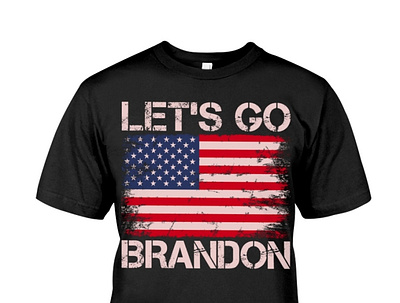 Let's Go Brandon American Flag T-Shirt biden