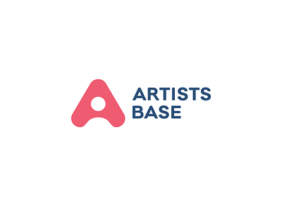 Artists Base a arrow artists base circle head logo olle person sucheta