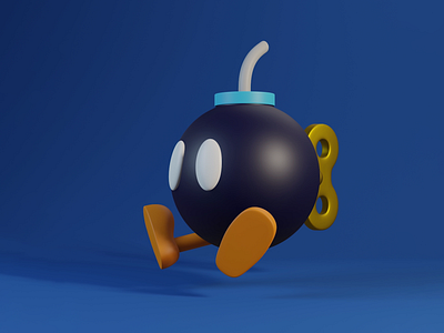 Character Bomb Omb - Mário
