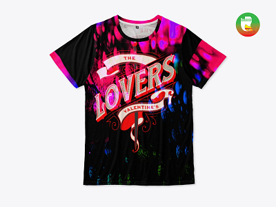 The lovers, Valentine's day All over T-shirt 2023 branding clothing design graphic design hoodie illustration logo t shirt typography ui ux valentine day vector