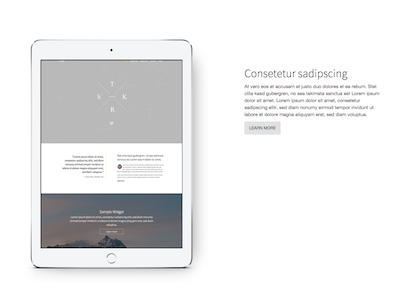 O´Bannon Bootstrap HTML Template