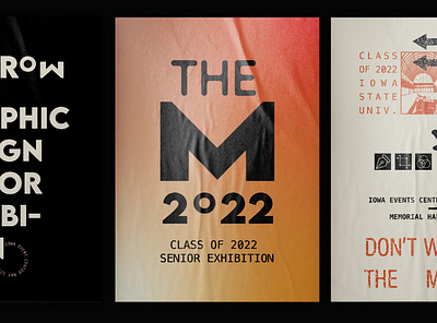 The Morrow – Posters branding exhibition design graphic design illustration poster design school