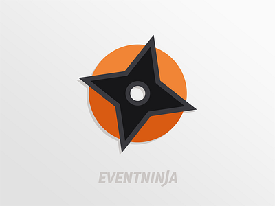 EventNinja black campus board campusboard event logo ninja ninja star orange pie chart