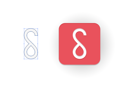 "S" Brand - Logo and App icon app brand icon logo