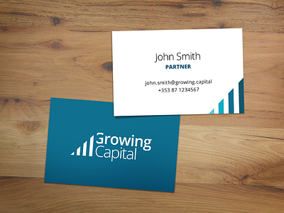 Growing Capital business cards business cards logo startup vc