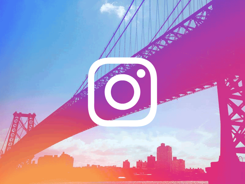 Instagram gradient slideshow [ANIMATION] app brand gradient icon instagram logo redesign slideshow