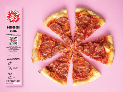 UNA PIZZA TAKE + BAKE FROZEN PIZZA branding design food photography illustration logo packaging design packaging inspiration photography pizza box pizza logo pizza packaging typography