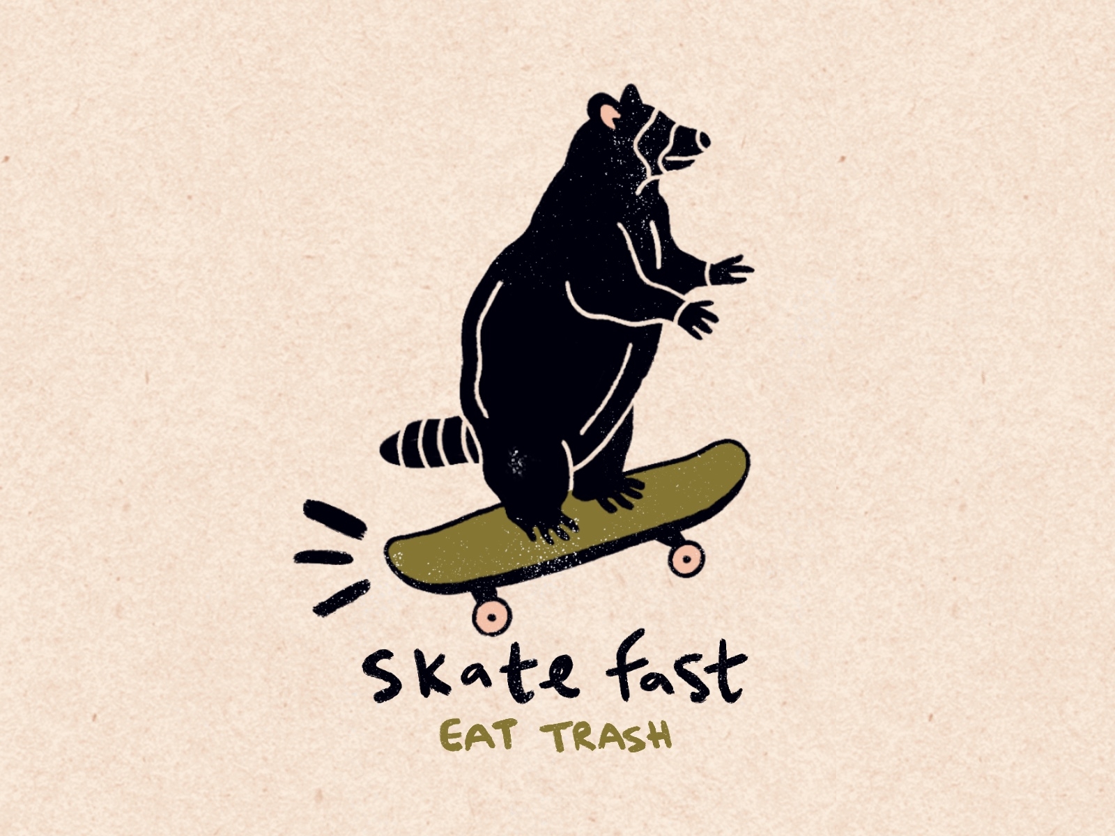 TRASH PANDA by Brooke Twidale on Dribbble