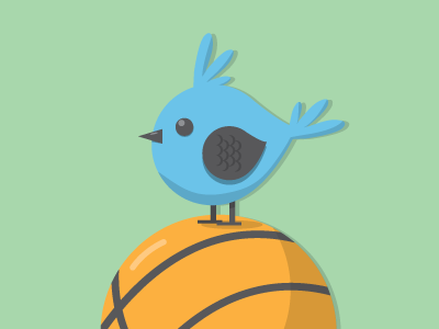 Baller baller basketball bird blue cute debut