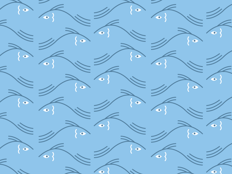 Fish Water Pattern by Gabrielle Moran on Dribbble