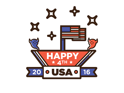 Happy 4th! 2016 fireworks independence usa