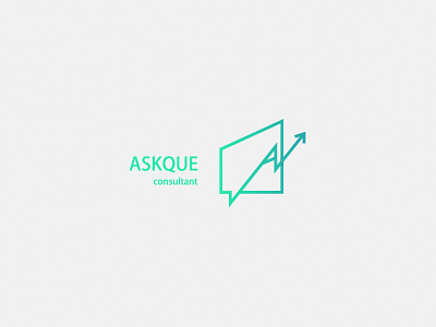 Askque Consultant graphic design logo design minimal monogram simple