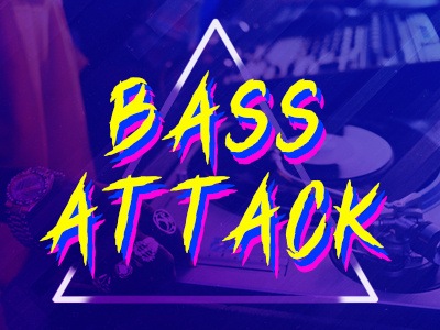 Bass Attack graphic design