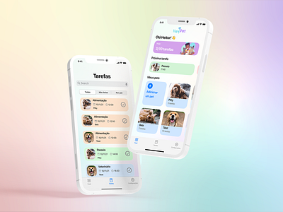 App | HeyPet | Organize your pet's routine app design pet ui ux