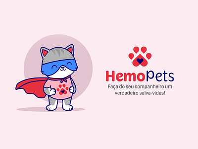 Branding - HemoPets App app branding design graphic design illustration logo pet ui ux vector