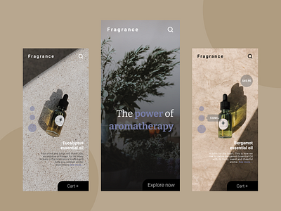 Essential Oils | Mobile UI Design