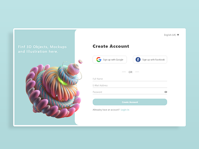 UI Design | Sign Up