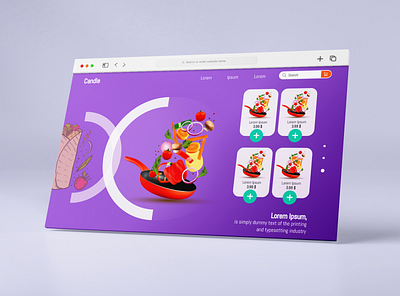 Food Delivery Landing Page delivery design food landing page one page ui ux web