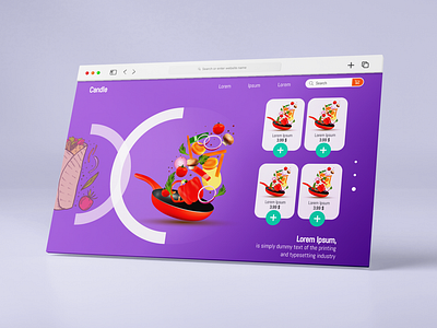 Food Delivery Landing Page