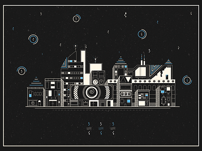 City Scape city city illustration cityscape design graphic design illustration illustrator night photoshop texture