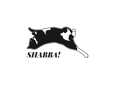 SHABBA! animal animal drawing bold text cat cat drawing design drawing graphic design illustration illustrator playfair rest in peace