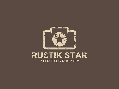 Rustick star design logo photograhy photograph rustic logo rusty