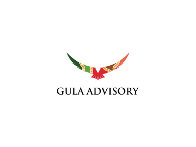 Gula advisory advisor design eagle logo modern