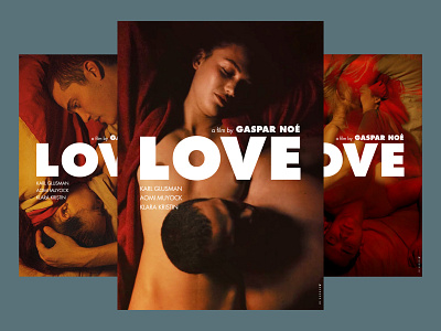 Love (Triptych) - Alternative Movie Poster cinema design graphic design keyart movie poster posterdesign