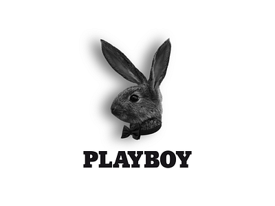 Playboy - Logo in real life branding graphic design illustration logo