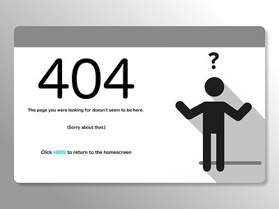 404 page 008 404page blackandwhite dailyui design simple design ui