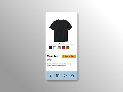 E-commerce shop 012 dailyui design simple ui