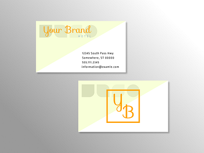 Hotel Business Card