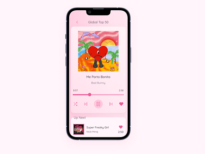 Daily UI #9 - Music Player