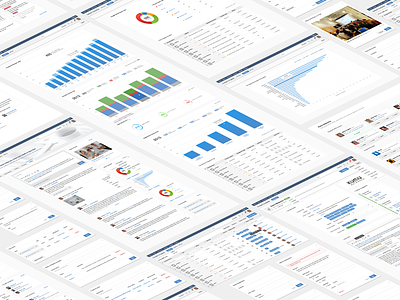AT&T Team.us att bar charts dashboard intranet madebysan perspective redesign