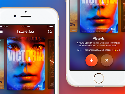 Watchlist — Keep track of what movies you want to watch app ios iphone list movies poster tinder watchlist