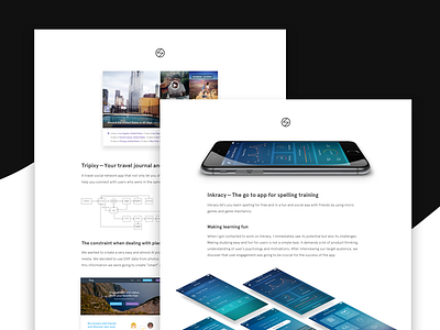 Case Studies case studies ios landing portfolio site ui ux web webapp work