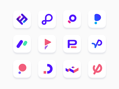 P — Brand Exploration app brand branding design icon icons ios logo madebysan p