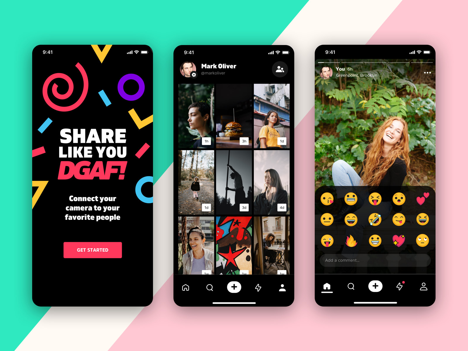 Connect your camera to your favorite people by Santiago Alonso on Dribbble