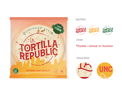 Branding and packaging design for a tortilla brand branding mexican design packaging packaging design pouch design tortilla