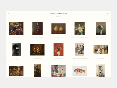 National Gallery of Art art branding clean design fashion flat interface minimal national simple ui