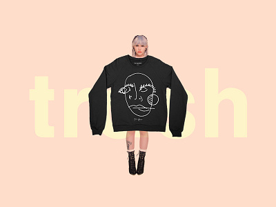 OverThis art clean clothing design fashion minimal streetware sweater