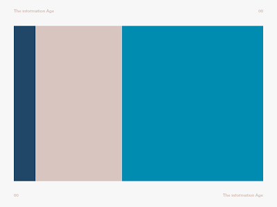 The information Age #3 art color experience expermient flatui information interface minimal ui ux